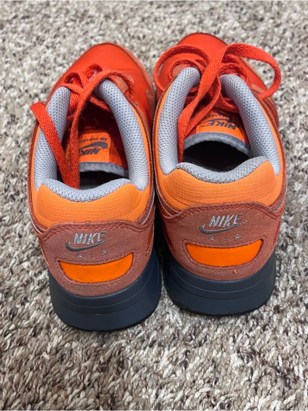 Nike Air Pegasus 89 Team Orange Mens Size 8 Activewear Mesh - Picture 3 of 8
